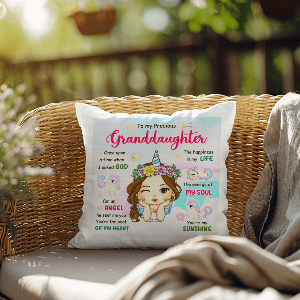 To My Precious Granddaughter | Pillow collection