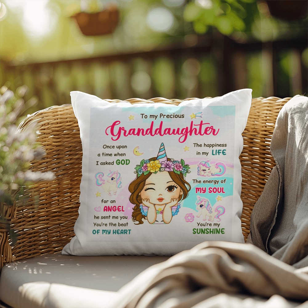 To My Precious Granddaughter | Pillow collection
