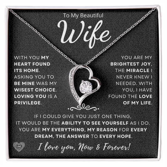 Perfect Gift for Wife — "Love of My Life"
